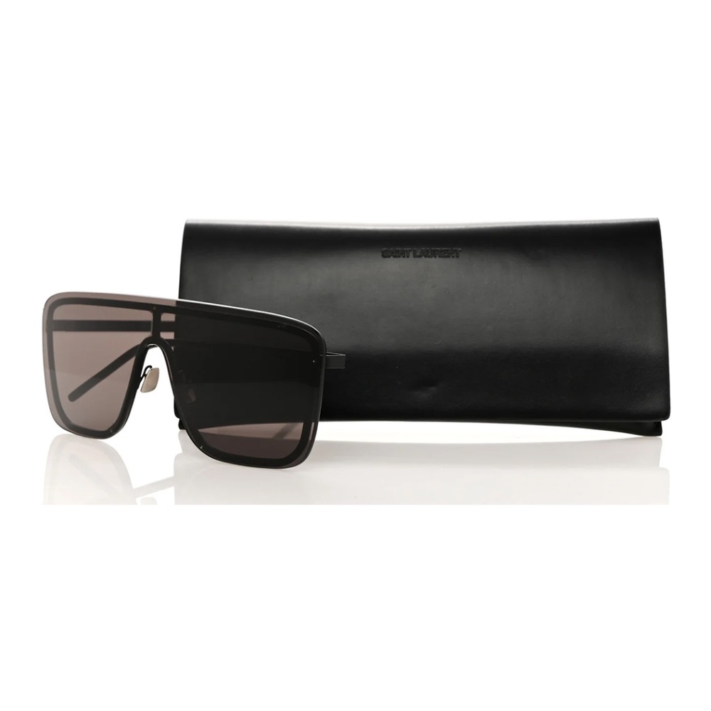 SAINT LAURENT Metal SL 364 Mask Sunglasses Black